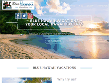 Tablet Screenshot of blue-hawaii.com